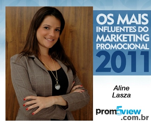 Imagem do artigo Aline Lasza em "Os mais influentes do Marketing Promocional 2011"